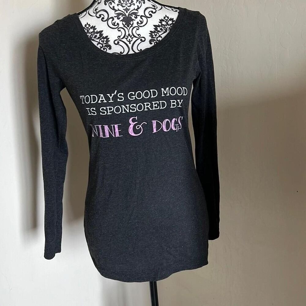 Wine and dogs long sleeve